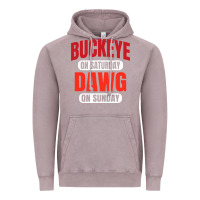 Vintage Zinc buckeye on saturday Vintage Hoodie - artisFamous