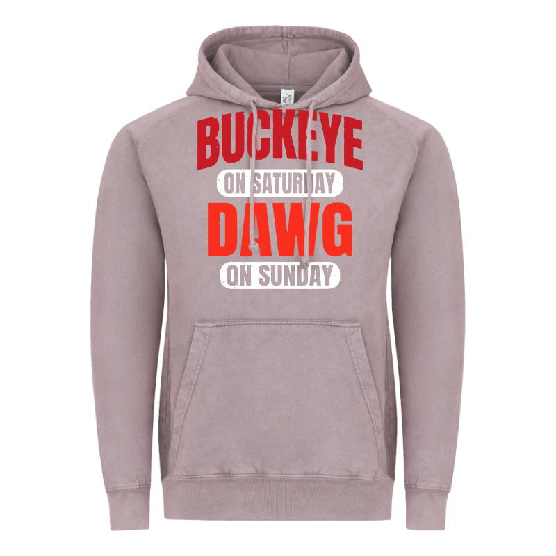Buckeye On Saturday Vintage Hoodie by artisFamous | Teevron