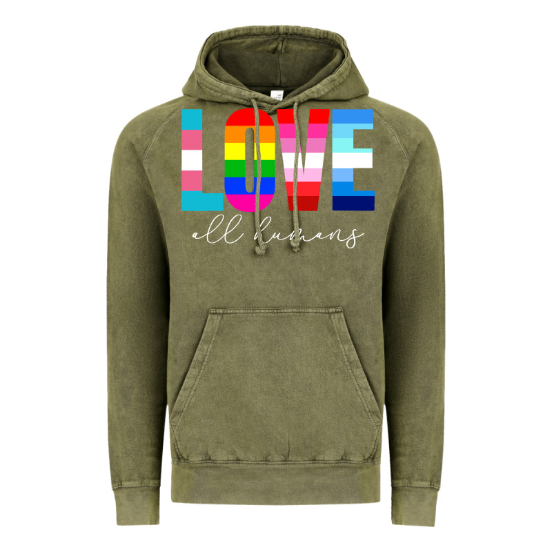 Lgbt Pride Rainbow Love Lgbtq Pride Vintage Hoodie by artisFamous | Teevron