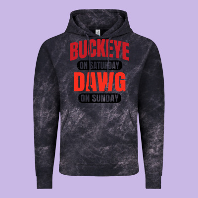 Buckeye On Saturday Vintage Hoodie Designed By Artisfamous