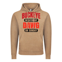 Vintage Coffee buckeye on saturday Vintage Hoodie - artisFamous