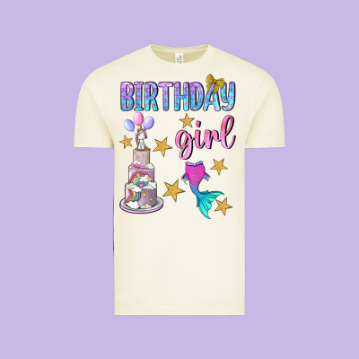 Birthday Girl Vintage Tee Designed By Bundleandbundleshop