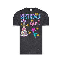 Vintage Black birthday girl Vintage Tee - BundleAndBundleShop