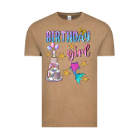 Vintage Coffee birthday girl Vintage Tee - BundleAndBundleShop