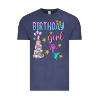 Vintage Denim birthday girl Vintage Tee - BundleAndBundleShop