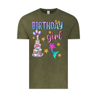 Vintage Olive birthday girl Vintage Tee - BundleAndBundleShop