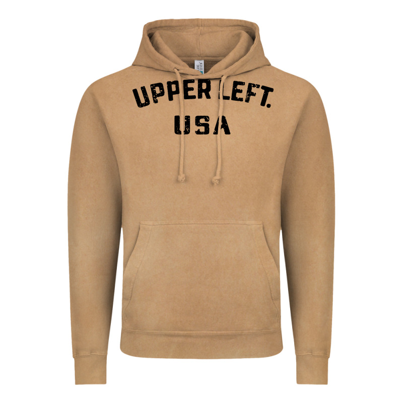 Upper Left Usa Vintage Hoodie by artisFamous | Teevron
