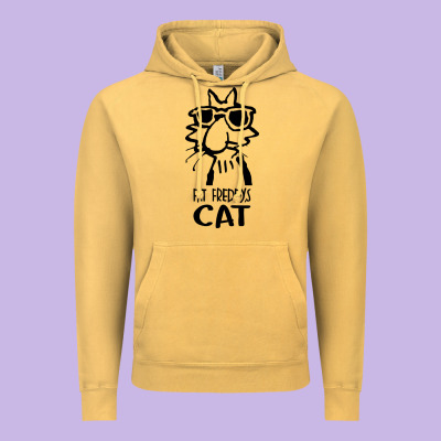 Fat Freddys Cat Vintage Hoodie Designed By Artisfamous