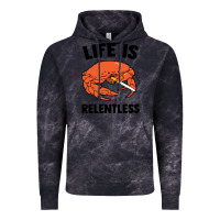 Cloud Black crab life is relentless Vintage Hoodie - artisFamous