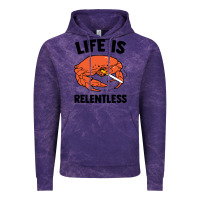 Cloud Purple crab life is relentless Vintage Hoodie - artisFamous
