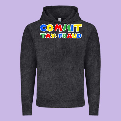 Commit Tax Fraud Vintage Hoodie Designed By Artisfamous