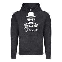 Vintage Black groom bachelor party Vintage Hoodie - artisFamous