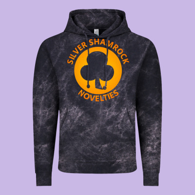 Silver Shamrock Novelties Vintage Hoodie Designed By Artisfamous
