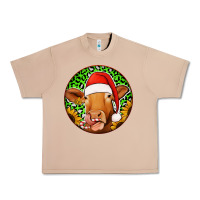 Burro christmas circle earrings Urban Heavy Tee - Jasminsmagicworld