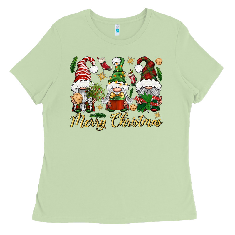 Merry Christmas Gnomes Ladies Tee by BundleAndBundleShop | Teevron