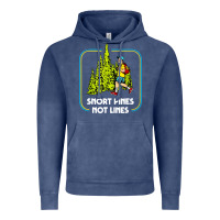 Vintage Denim snort pines not lines funny boy going to school vintage Vintage Hoodie - artisFamous