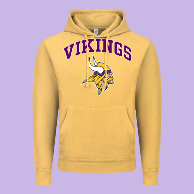 Vikings Style Vintage Hoodie Designed By Artisfamous