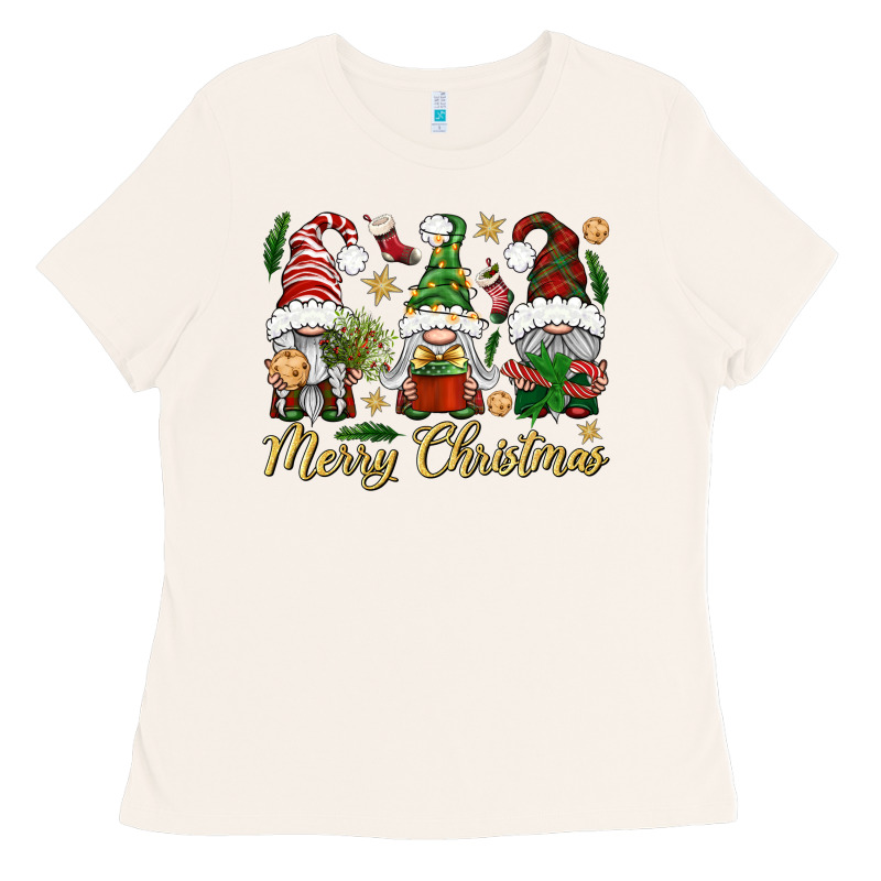 Merry Christmas Gnomes Ladies Tee by BundleAndBundleShop | Teevron