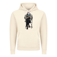 Vintage Artic bernie sitting in the cold with mittens meme Vintage Hoodie - artisFamous