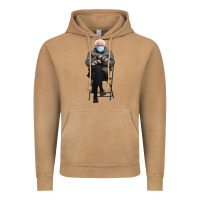 Vintage Camel bernie sitting in the cold with mittens meme Vintage Hoodie - artisFamous
