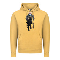 Vintage Mustard bernie sitting in the cold with mittens meme Vintage Hoodie - artisFamous