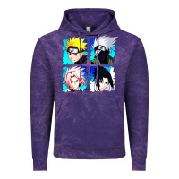 Cloud Purple animation Vintage Hoodie - artisFamous