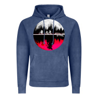 Vintage Denim stranger kids bikes Vintage Hoodie - artisFamous