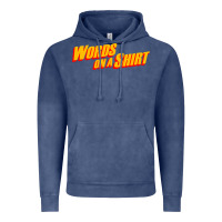 Vintage Denim words on a shirt Vintage Hoodie - artisFamous