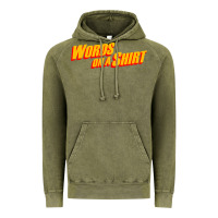 Vintage Olive words on a shirt Vintage Hoodie - artisFamous