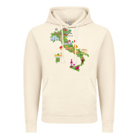 Vintage Artic Italy map Vintage Hoodie - artisFamous