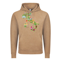 Vintage Coffee Italy map Vintage Hoodie - artisFamous