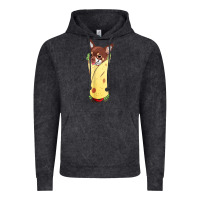 Vintage Black funny chihuahua dog burrito food tee Vintage Hoodie - artisFamous