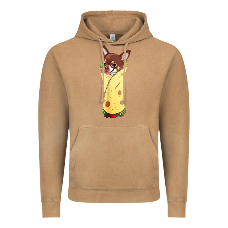 Funny Chihuahua Dog Burrito Food Tee Vintage Hoodie by artisFamous | Teevron