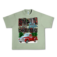 Oil Green Small Town Christmas Urban Heavy Tee - FaDigitalArtStudio
