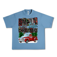 Pebble Blue Small Town Christmas Urban Heavy Tee - FaDigitalArtStudio