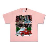 Salmon Small Town Christmas Urban Heavy Tee - FaDigitalArtStudio
