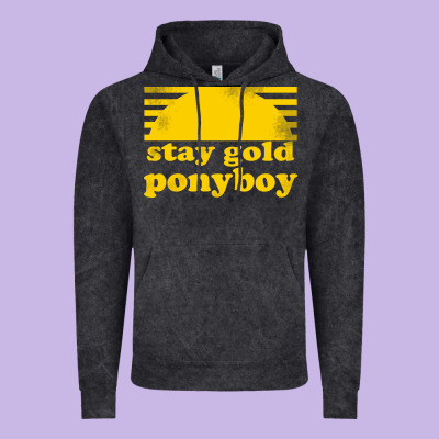 Stay Gold Ponyboy The Outsiders Movie Book Vintage Hoodie Designed By Artisfamous