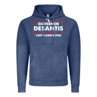 Vintage Denim desantis governor keep florida free Vintage Hoodie - artisFamous