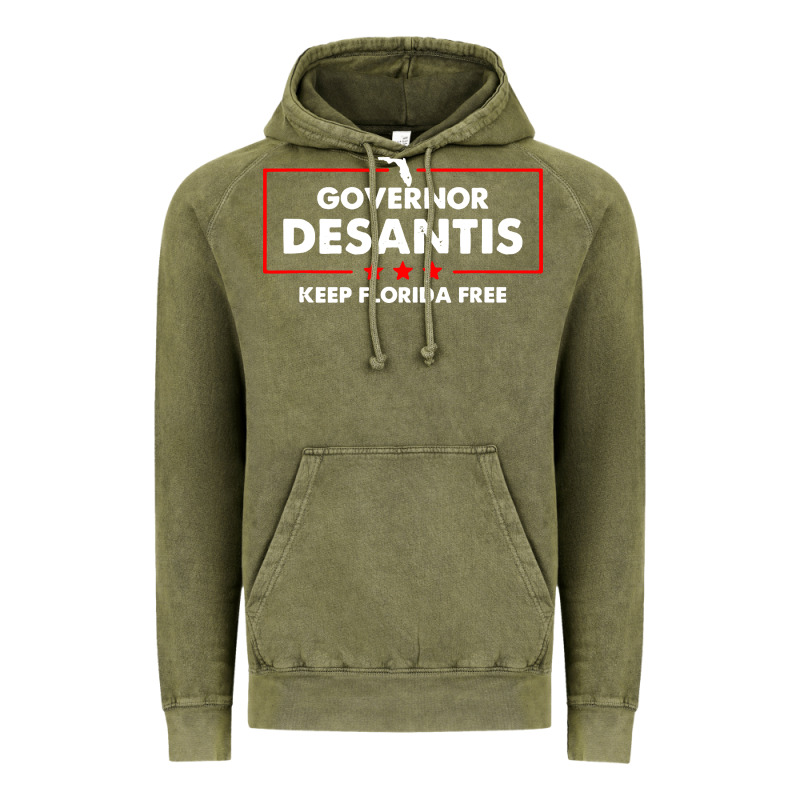 Desantis Governor Keep Florida Free Vintage Hoodie by artisFamous | Teevron