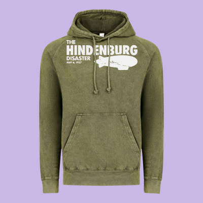 Airship Blimp Dirigible   The Hindenburg Disaste Vintage Hoodie Designed By Artisfamous
