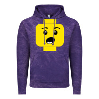 Cloud Purple surprised expression lego head Vintage Hoodie - artisFamous