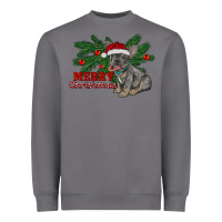 Storm merry christmas french bulldog Heavyweight Sweatshirt - RanaPortraitStore