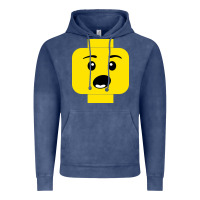 Vintage Denim surprised expression lego head Vintage Hoodie - artisFamous