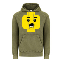 Vintage Olive surprised expression lego head Vintage Hoodie - artisFamous