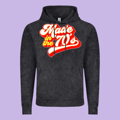 Made In The 70s Retro Vintage Hoodie Designed By Artisfamous