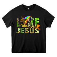 Black Love like Jesus Heavy Core Tee - CowGirlArtShop