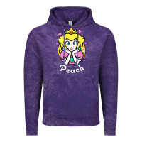 Cloud Purple peach graphic Vintage Hoodie - artisFamous