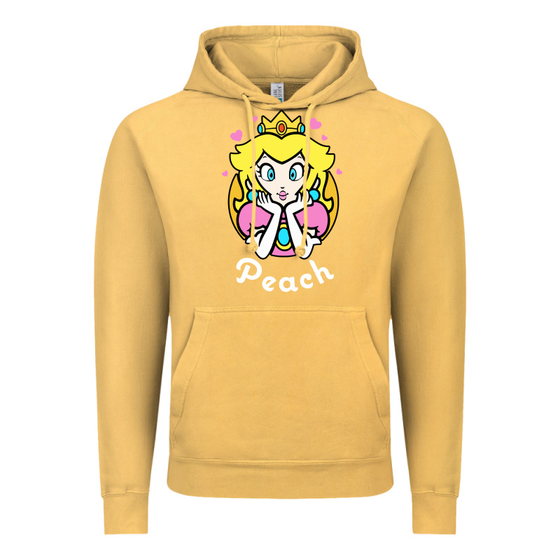 Peach Graphic Vintage Hoodie by artisFamous | Teevron