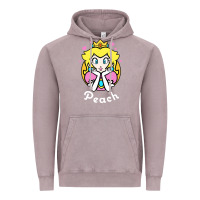 Vintage Zinc peach graphic Vintage Hoodie - artisFamous