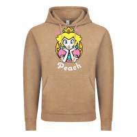 Vintage Coffee peach graphic Vintage Hoodie - artisFamous